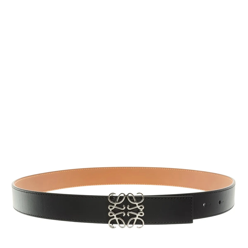 Loewe Ledergürtel Anagram Reversible Belt Black