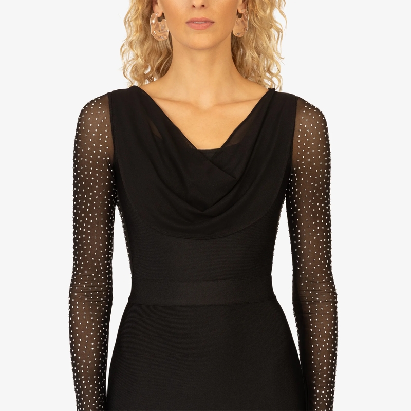 Kraimod Cocktailkleid Bandagekleid schwarz(Image 5)