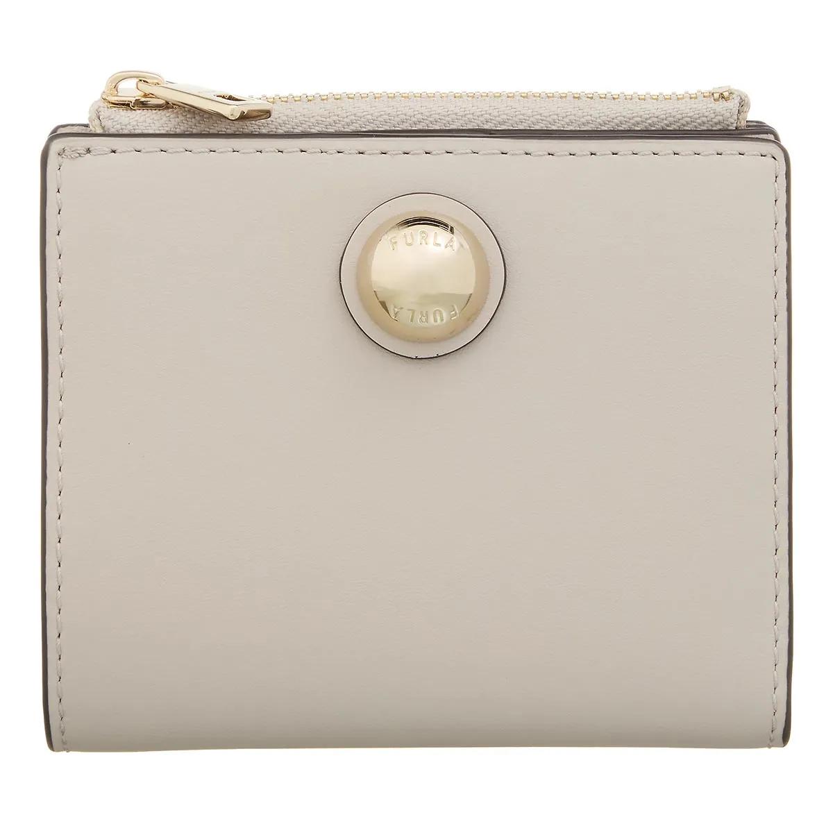 Furla Portemonnaie - Furla Sfera S Compact Bifold Slim - Gr. unisize - in Beige - für Damen