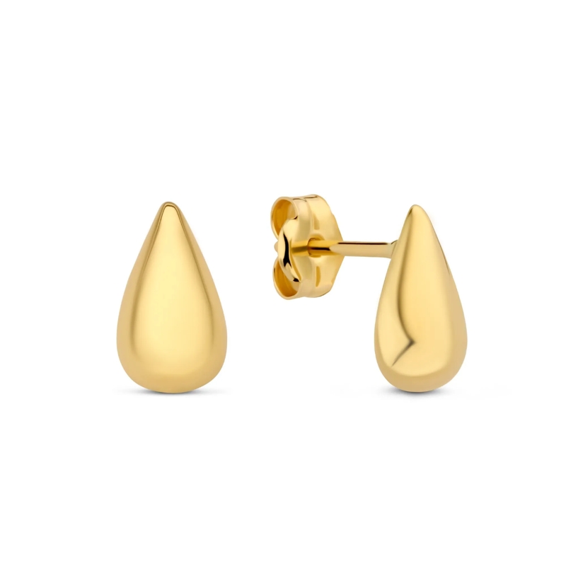 Isabel Bernard Boucles d'oreilles à tige Monceau Séraphine 585 Gold Ohrringe Gold