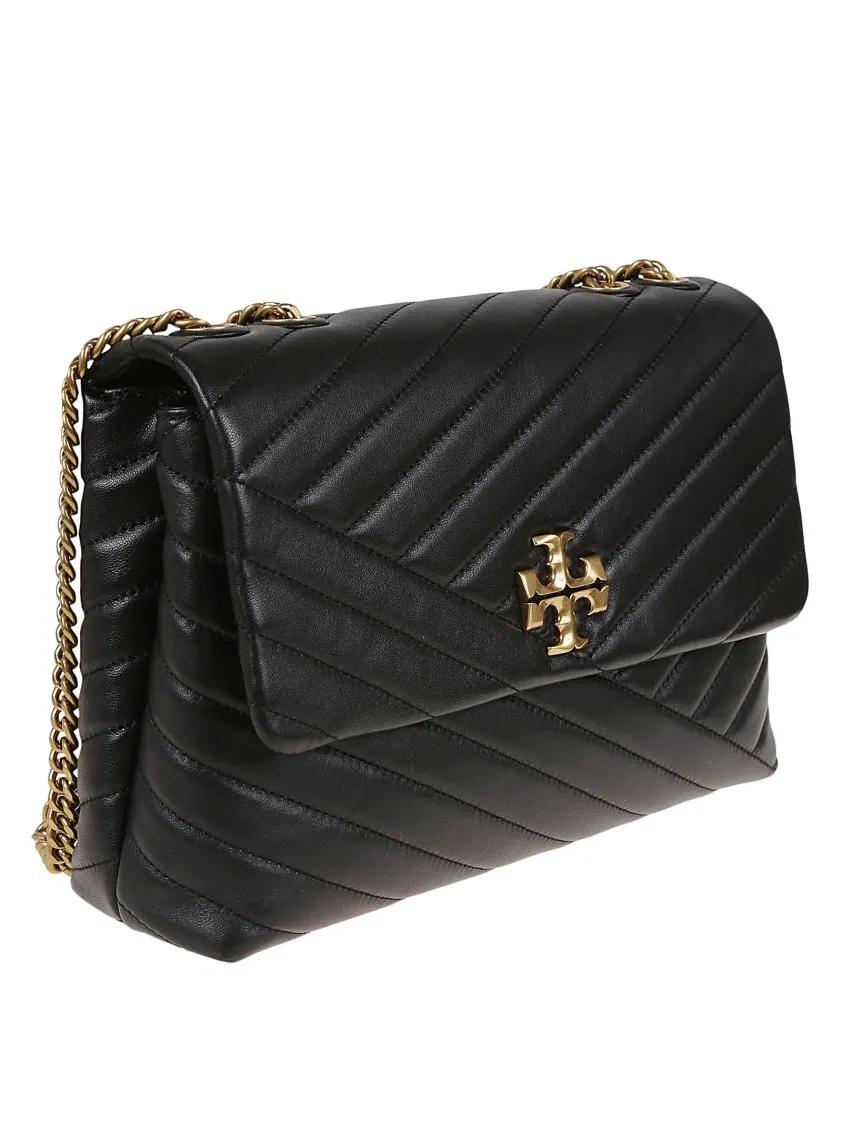 TORY BURCH Hobo bags Kira Chevron Convertible Shoulder Bag in zwart