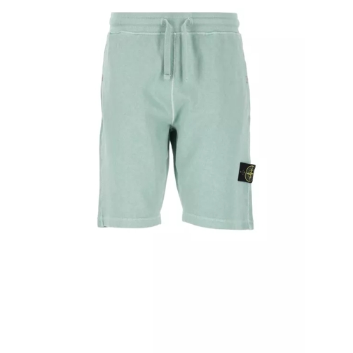 Stone Island Cotton Bermuda Shorts Green 