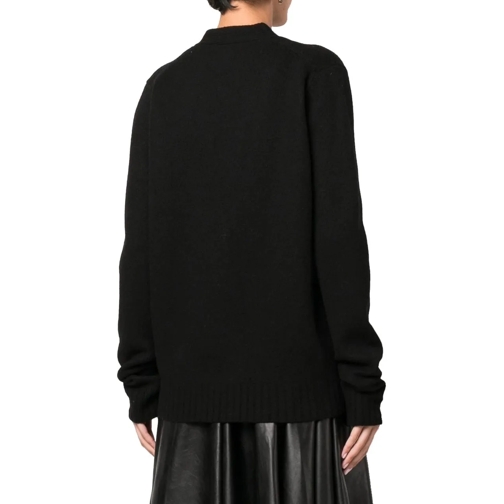 Jil Sander Langärmelige Oberteile Sweaters Black schwarz