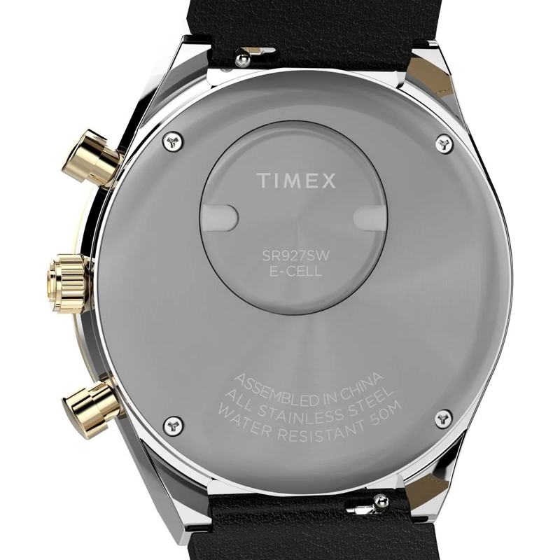 Timex Chronograph Quartz Analog Chronograph Q Timex® Chronograph schwarz(Image 4)
