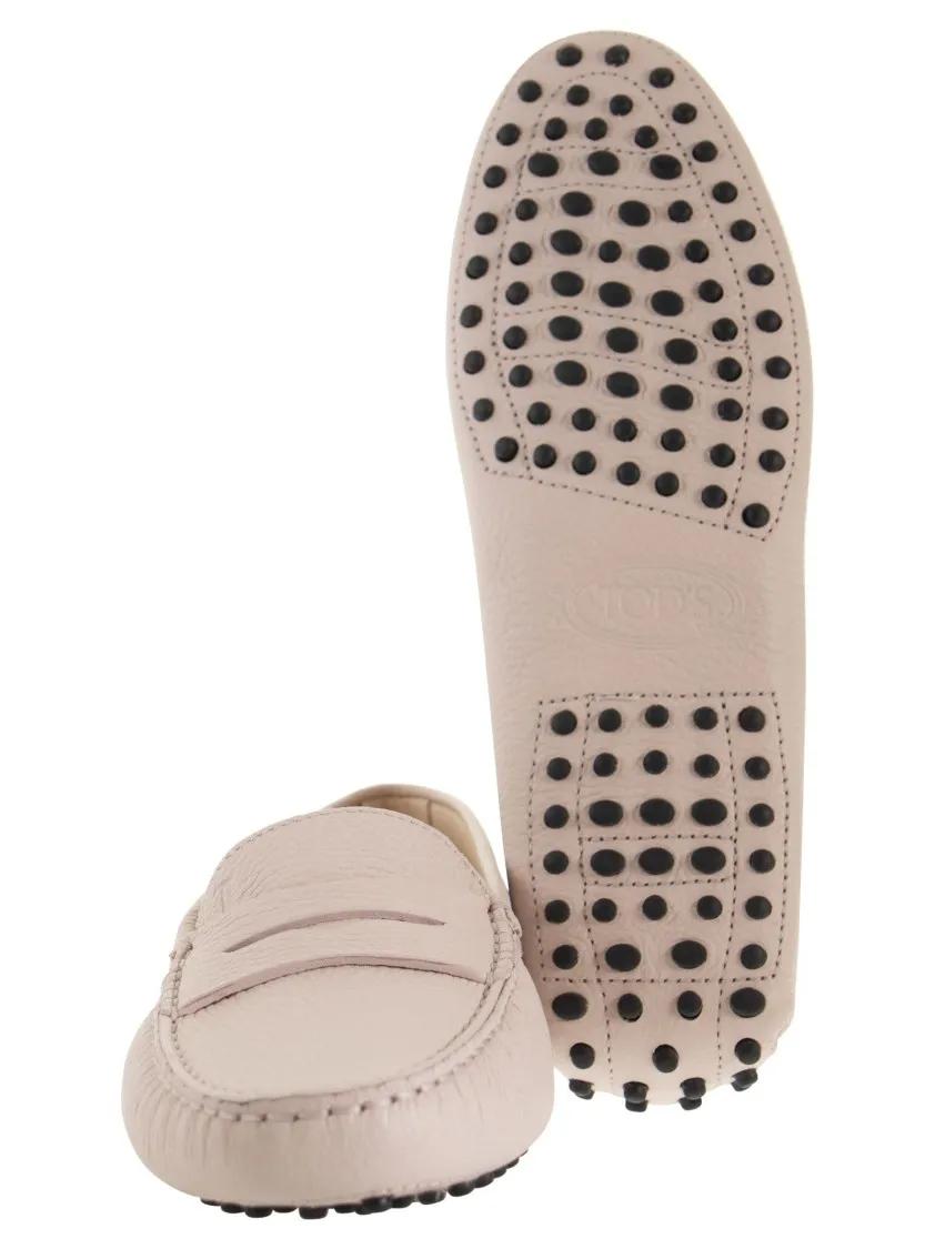 Thumbnail - Refined Leather Loafers With Hand-Stitched Detaili - Gr. 37 (EU) - in Rosa