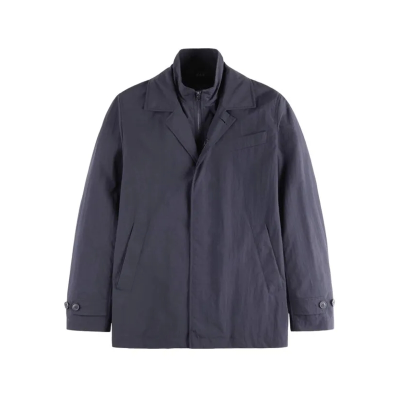 Fay  Black Giacconi Jacket With Modern Fit Black