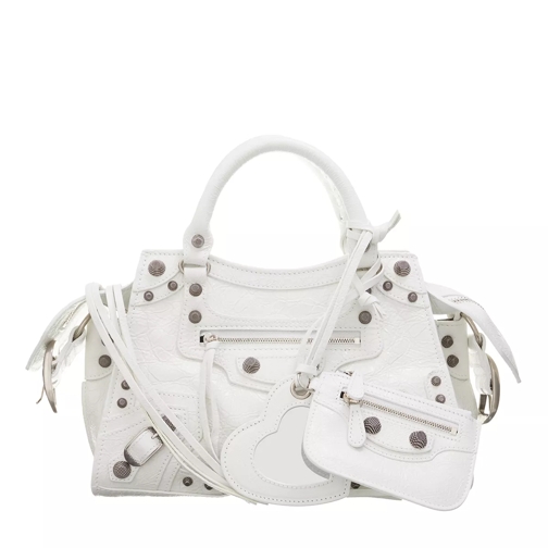 Balenciaga Schooltas Neo Cagole XS Handle Bag White