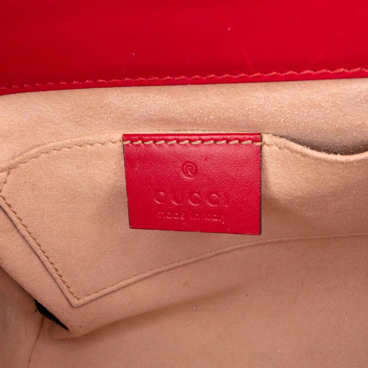 Thumbnail - Gucci Hobo Bags - Small Guccissima Padlock Crossbody - Gr. unisize - in Rot - für Damen