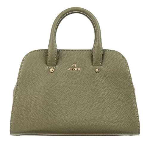 AIGNER Ivy Handle Bag Moss Green Tote