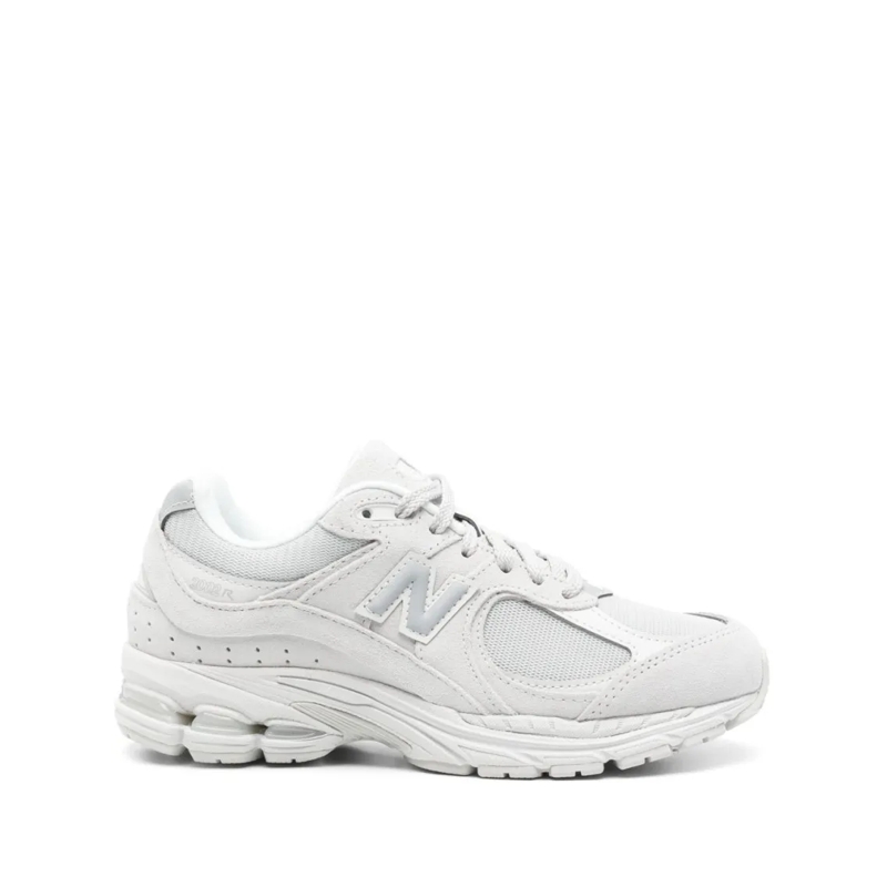 New Balance Lage-top sneaker Monochromatic Gray Sneakers With Mesh White