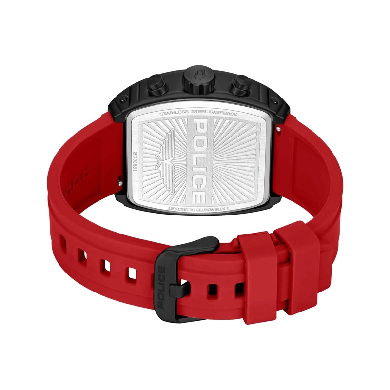 Police Automatikuhr Quarzuhr Coswig rot(Image 4)