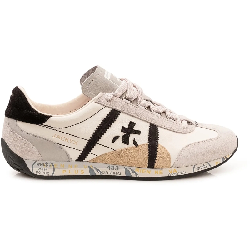 Premiata Sneaker basse Sneakers Jackyx25 con Inserti e Lacci weiß
