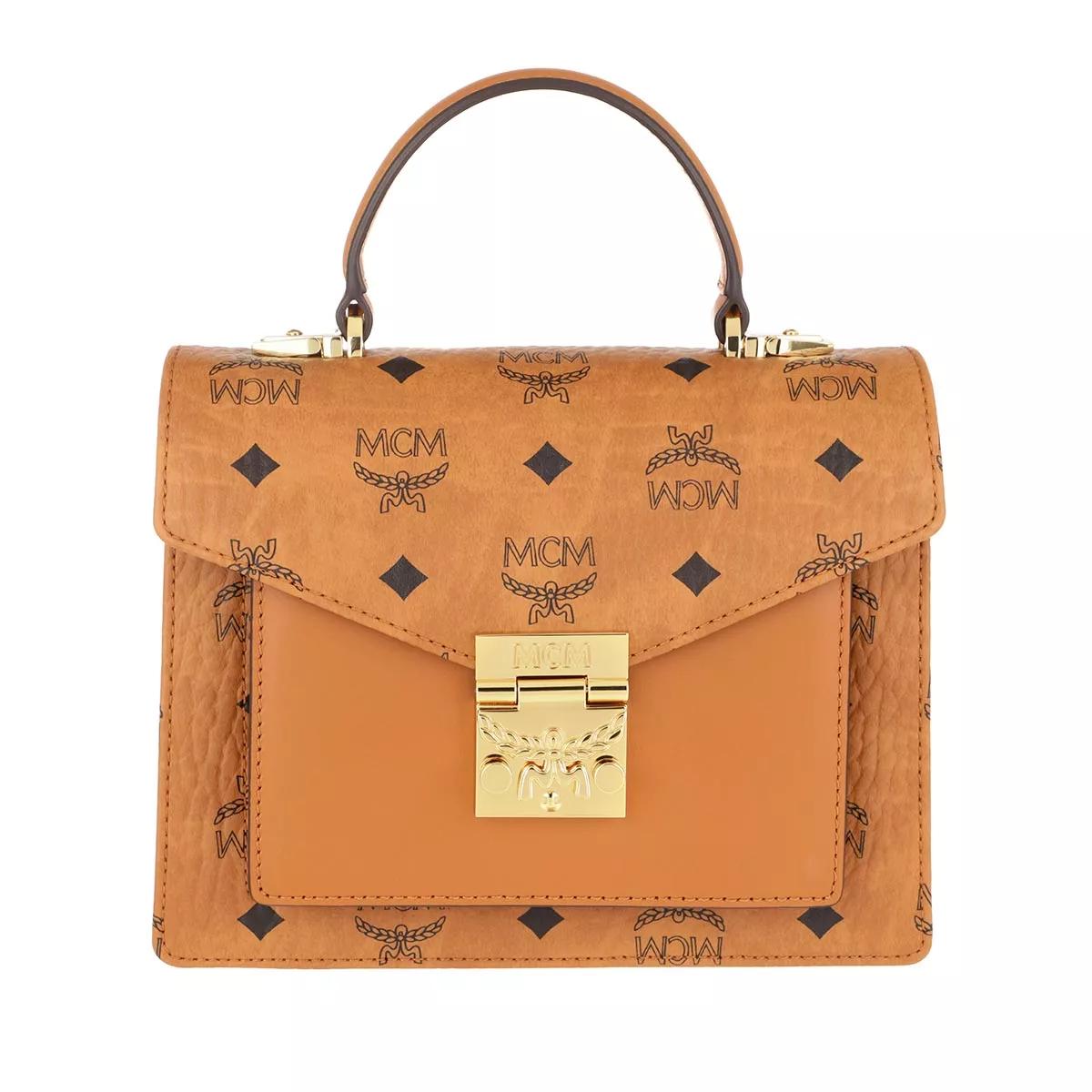 MCM Satchel Bag - Tracy Vi Satchel Small - Gr. unisize - in Cognacbraun - für Damen