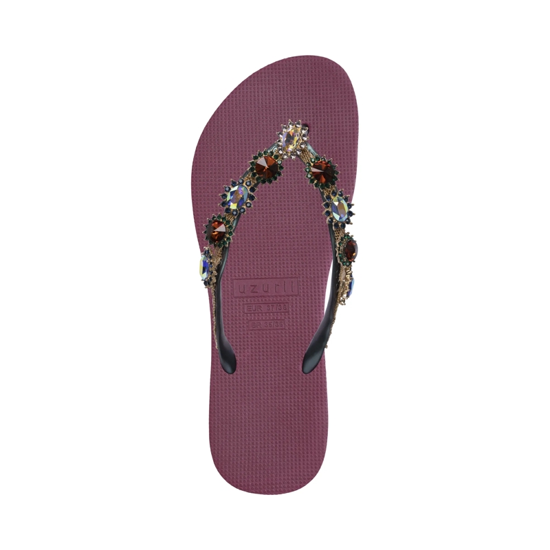 UZURII Flip Flops Zehentrenner Monroe bordeaux(Image 3)