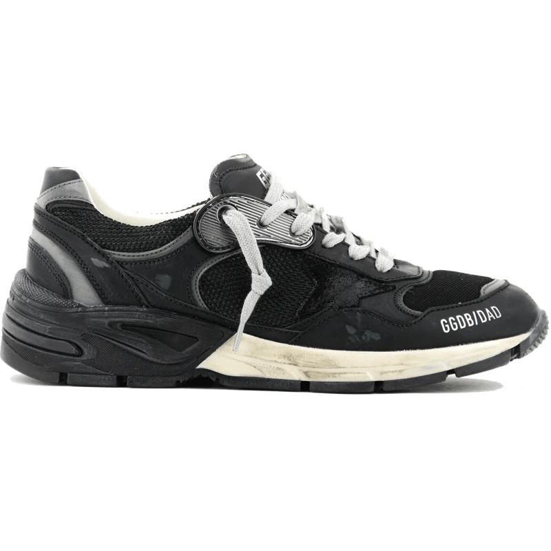 Golden Goose Low-Top-Sneaker Running Dad Black Dark Grey beige