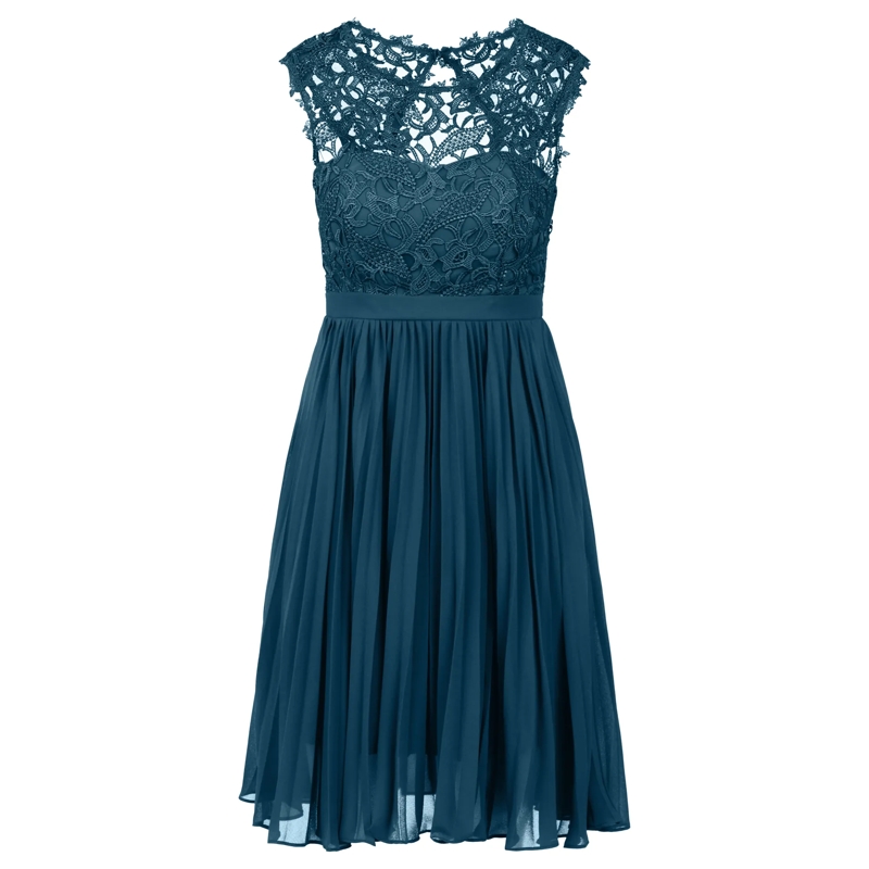 Kraimod Midikleid Cocktailkleid petrol