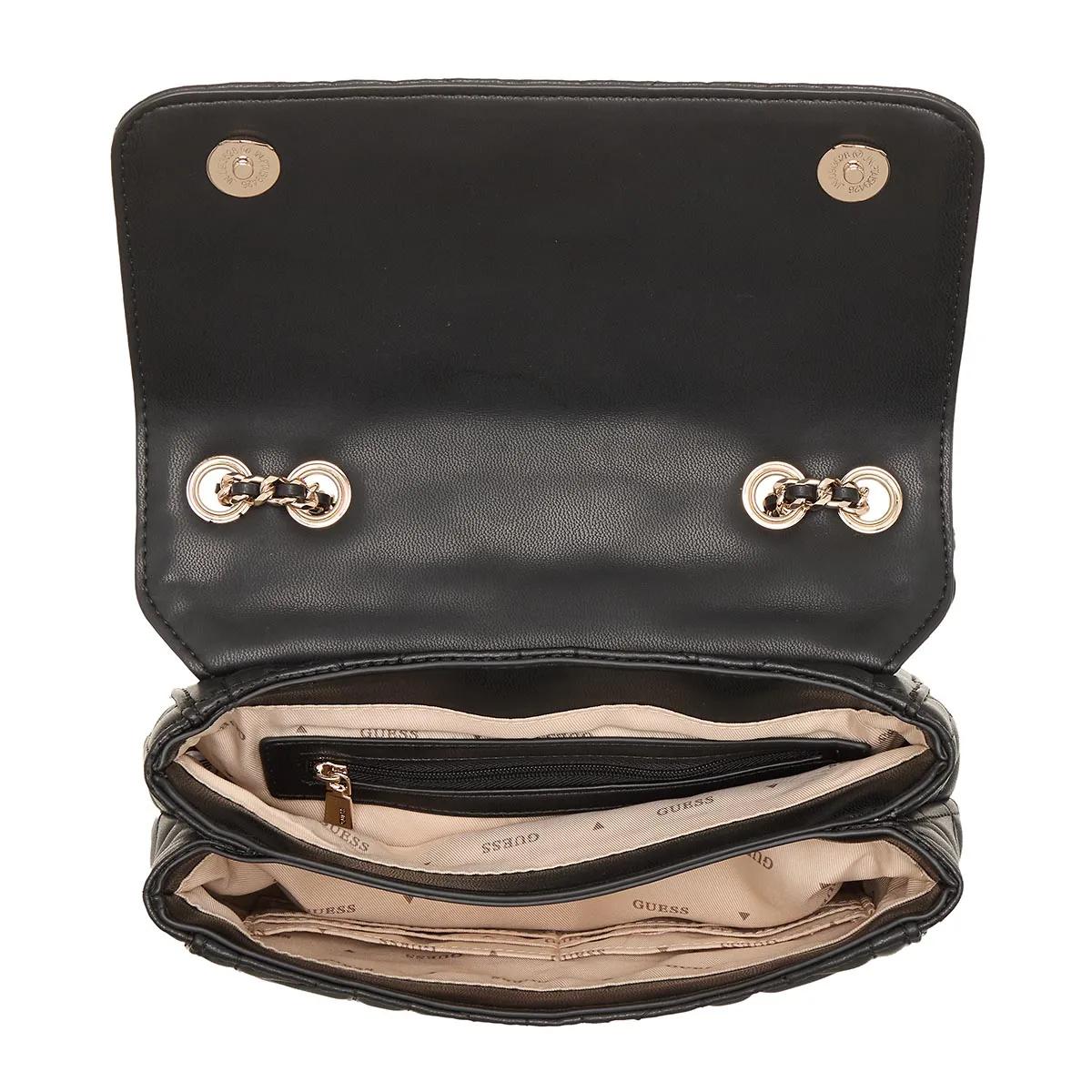 Guess Crossbody bags Edita Convertible Xbody Flap in zwart