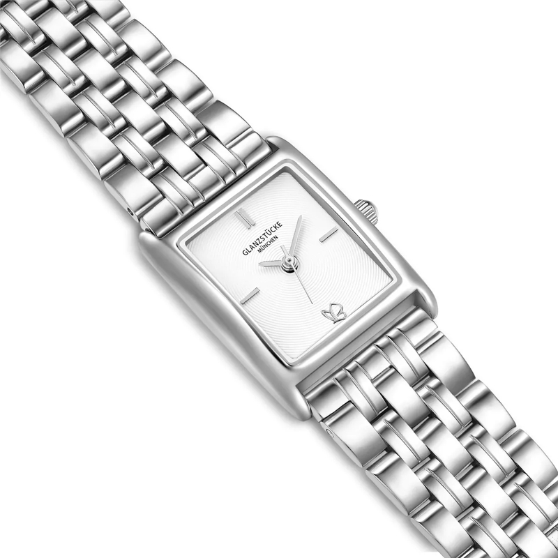Glanzstücke München Automatikuhr Damen Armbanduhr Edelstahl silber(Image 6)