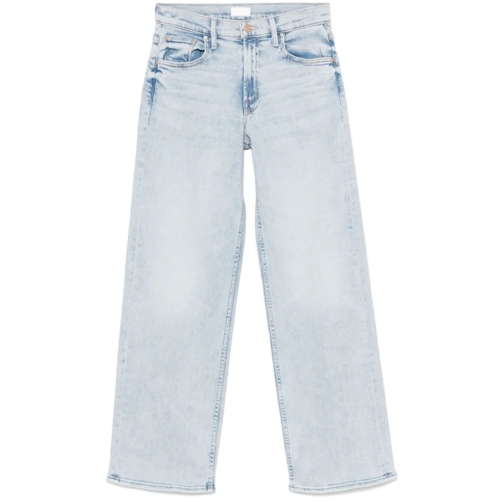 Mother Jeans The Spinner Zip Sneak Jeans Blue