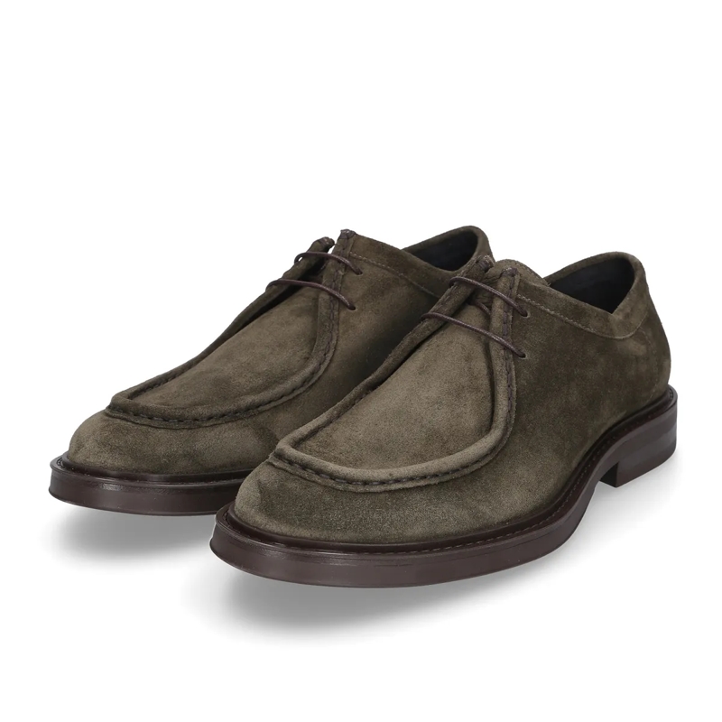 Heinrich Dinkelacker Schnürschuhe Schnürer Florenz Plain V dunkel-grün(Image 2)