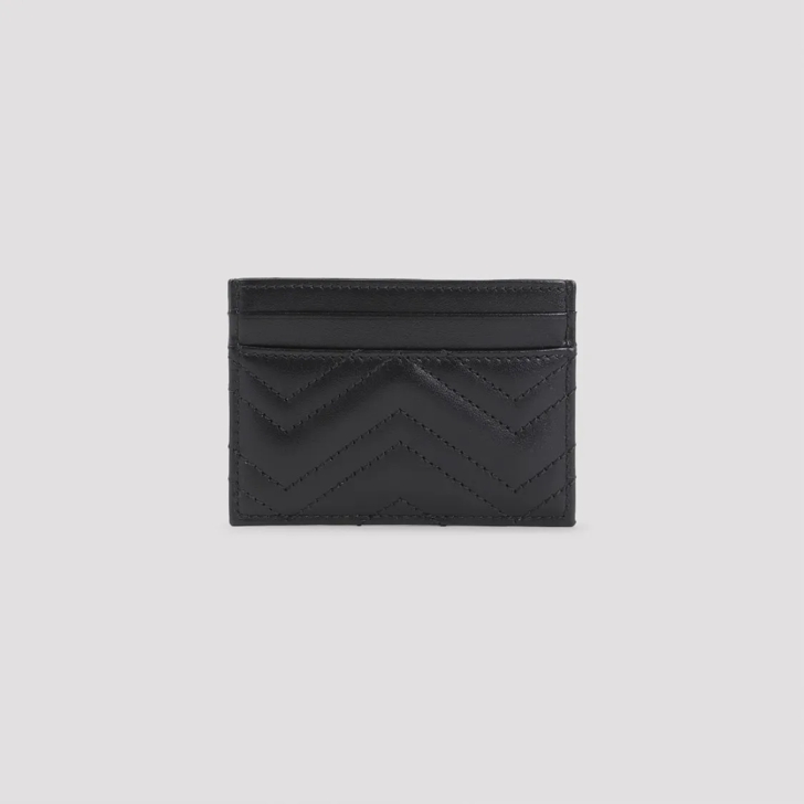 Gg marmont 2.0 matelassé leather card case hotsell