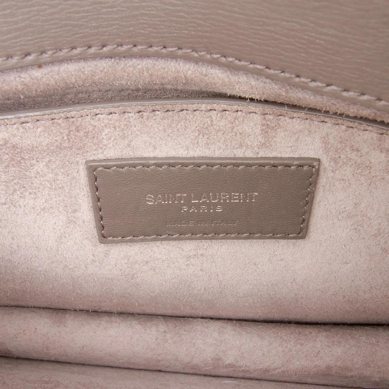 Thumbnail - Saint Laurent Hobo Bags - Medium Leather Monogram Sunset Crossbody - Gr. unisize - in Grau - für Damen