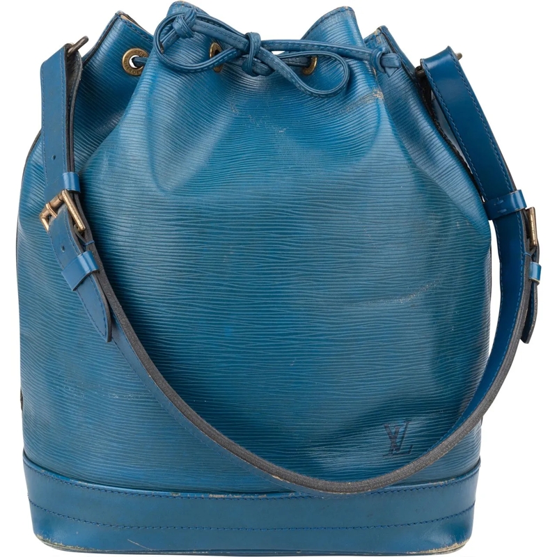 Louis Vuitton Schultertasche Louis Vuitton Blue Epi Leather Sac Noe Grande Shou blau