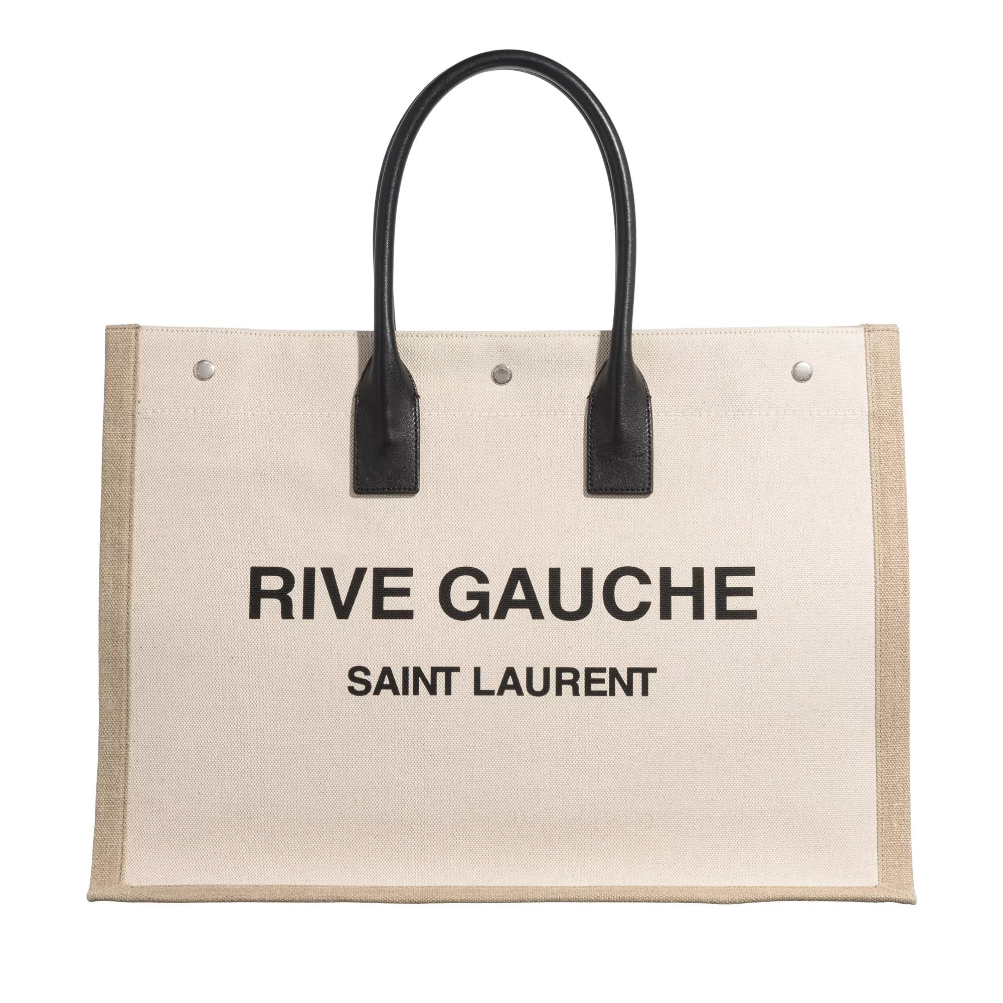 Saint Laurent Tote - Rive Gauche Large Shopper - Gr. unisize - in Beige - für Damen