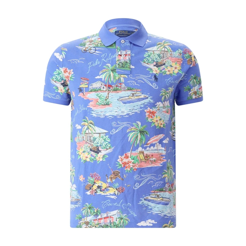 Polo Ralph Lauren Polohemd Poloshirt aus Baumwolle mehrfarbig