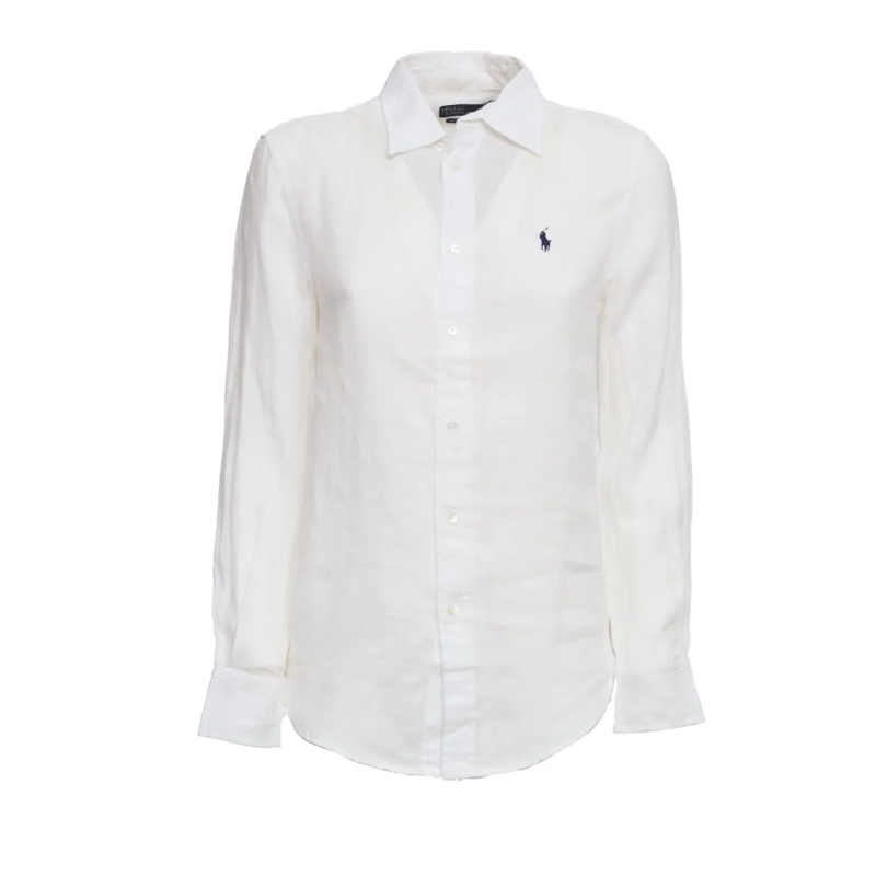 Polo Ralph Lauren Hemd Linen Classic-Fit Shirt White