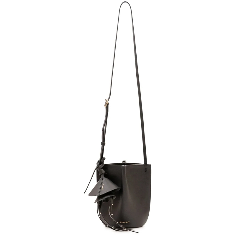 Givenchy Schultertasche Borsa Secchiello con Laccetti Decorativi schwarz(Image 2)