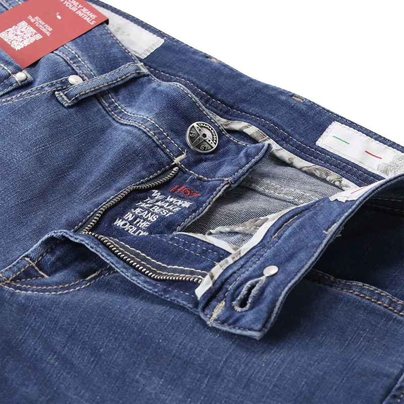 Tramarossa Jeans Slim-Fit Jeans Michelangelo blau(Image 3)