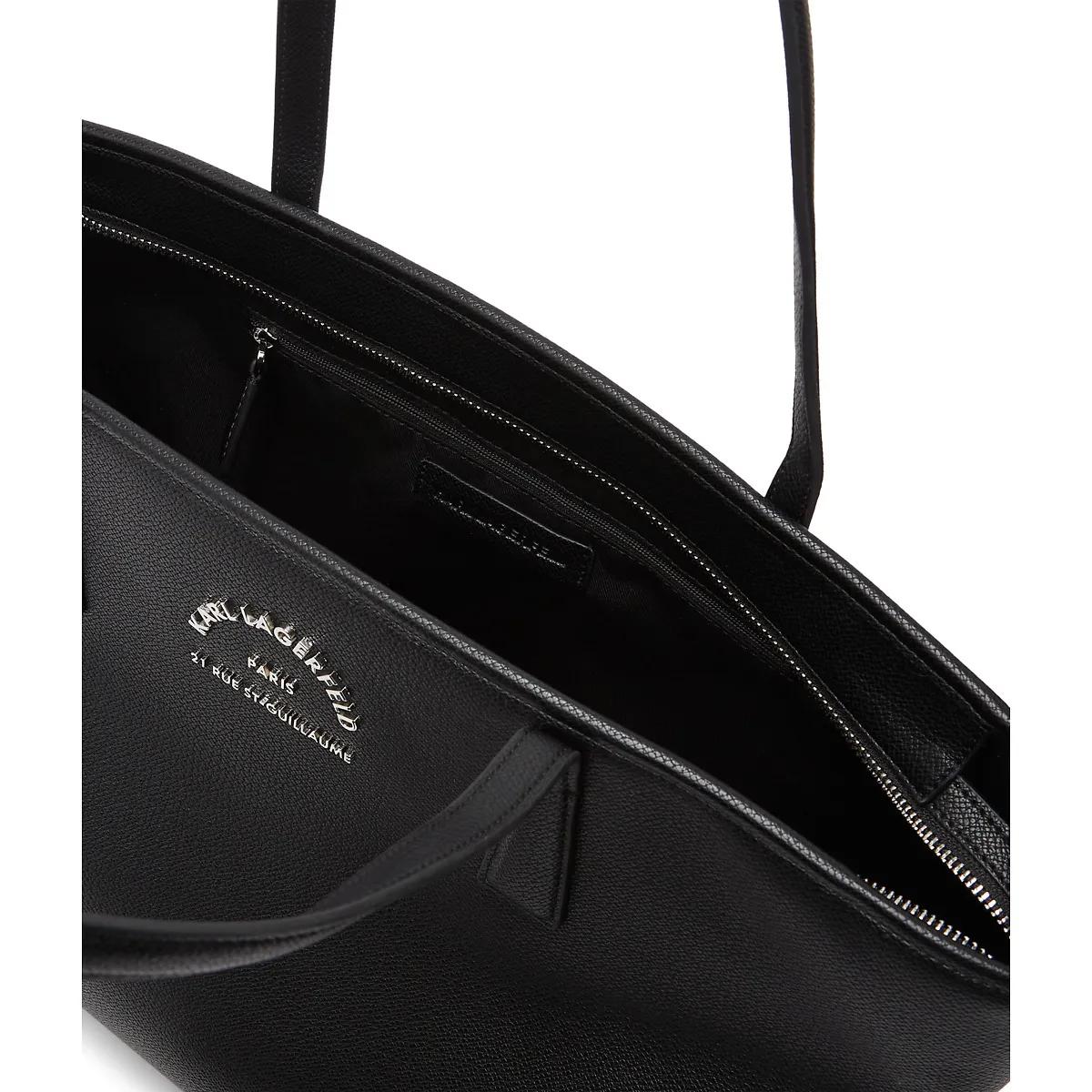 Thumbnail - Karl Lagerfeld Shopper - RUE ST-GUILLAUME METALL-TOTE-BAG Handtasche - Gr. unisize - in Schwarz - für Damen