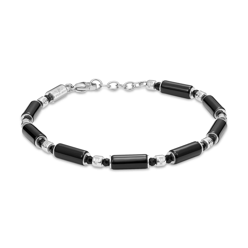 Police Armband Armband Silo- Herrenarmband- Farbe: silber- Gr silber