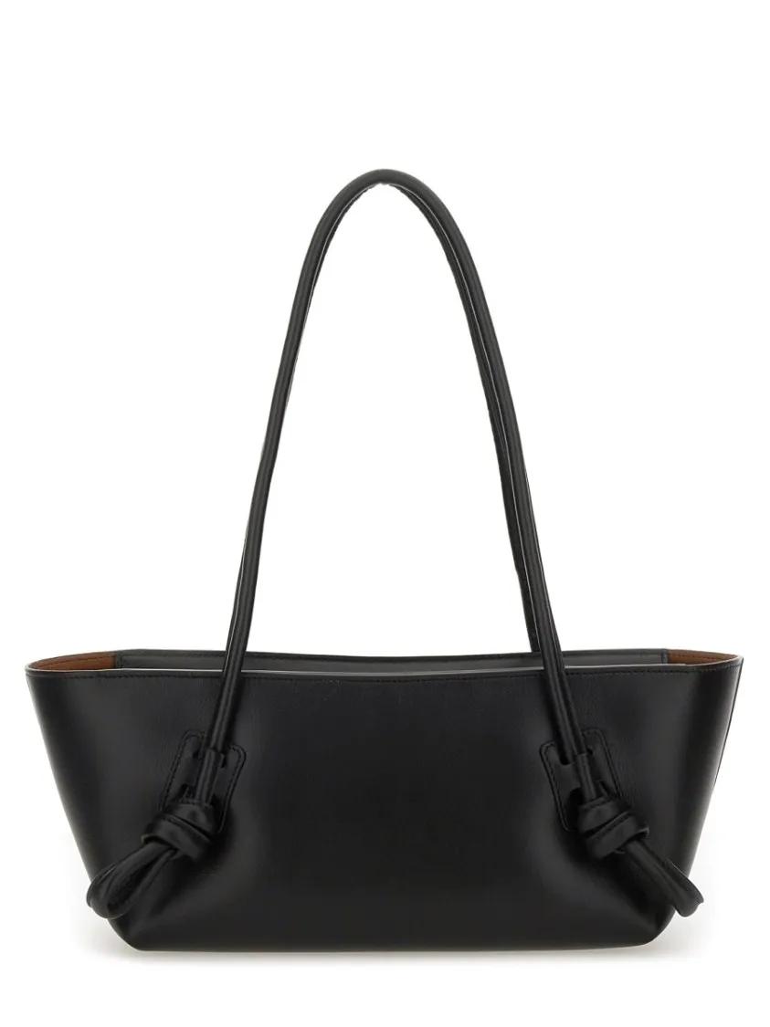 Hereu Hobo bags "Fleca" Baguette Bag in zwart