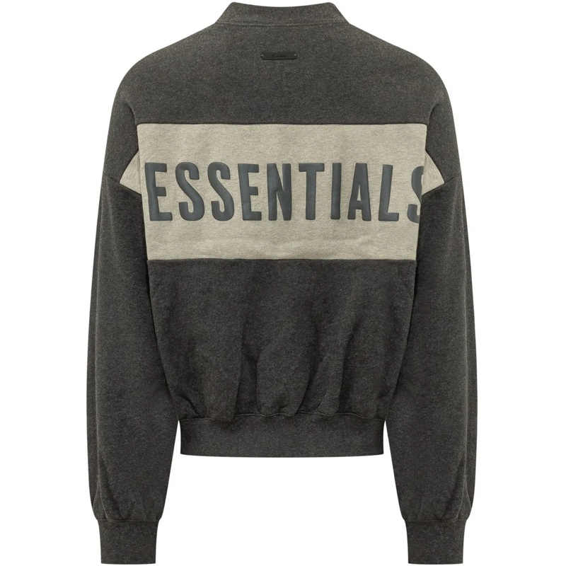 FEAR OF GOD  Felpa Corta con Lettering dunkelgrau(Image 2)