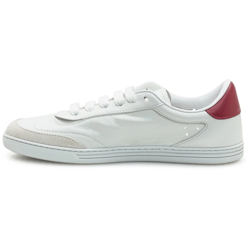 Dolce&Gabbana Low-Top-Sneaker Dolce & Gabbana Sneakers con Dettaglio Rosso weiß(Image 4)