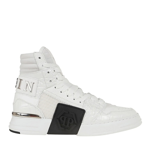 Philipp Plein Low-Top Sneaker Sleek Calf Leather Sneakers White