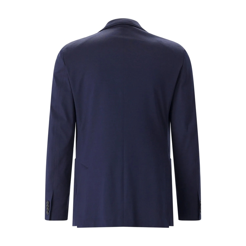 Lardini Anzugjacke Sakko aus Seide blau(Image 2)