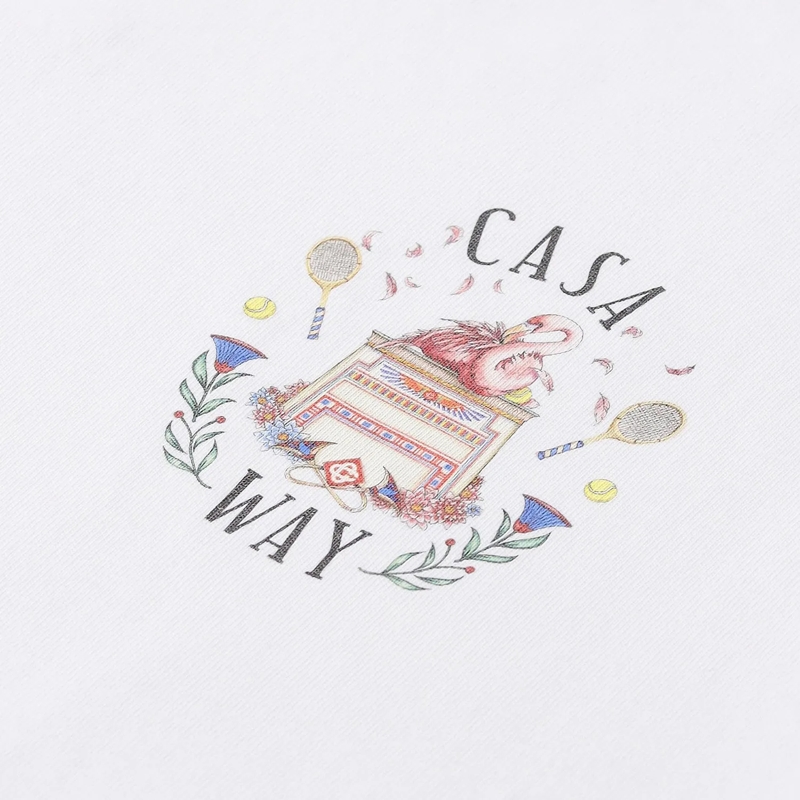 Casablanca T-shirt T-Shirt mit Logo weiß(Image 7)