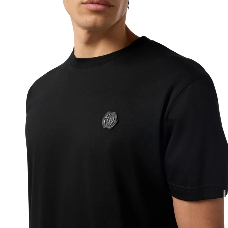 Philipp Plein T-Shirt Round Neck T-Shirt Basic schwarz(Image 2)