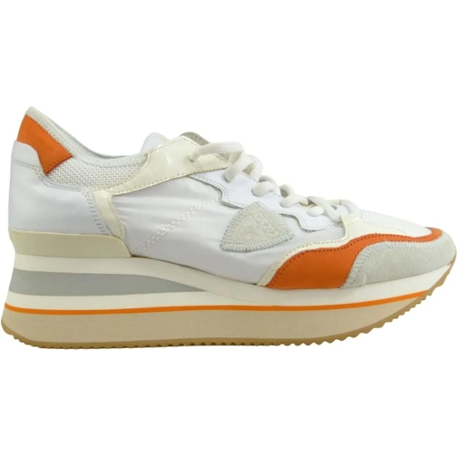 Philippe Model Low-Top Sneaker Sneakers Mondial Bianche e Arancio weiß