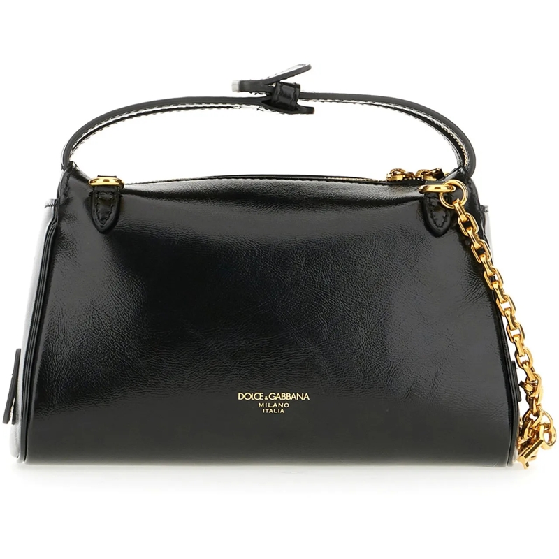Dolce&Gabbana Schultertasche Dolce&gabbana Black leather Vittoria handbag schwarz(Image 3)
