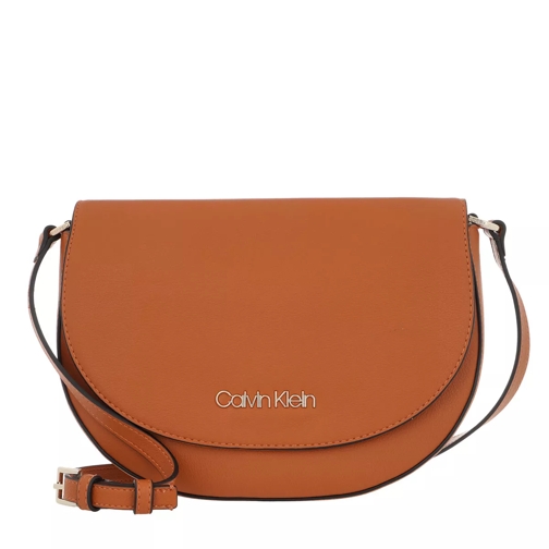 Calvin Klein Saddle Bag Cognac Satchel
