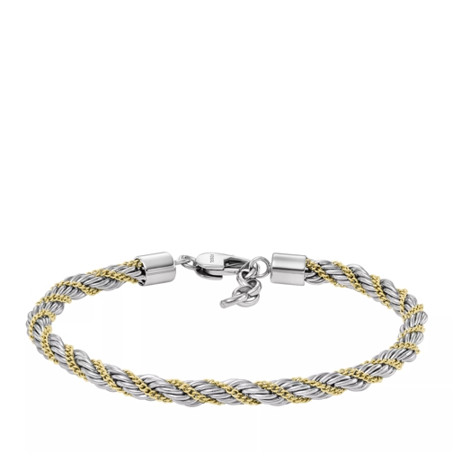 Fossil Bold Chains Stainless Steel Chain Bracelet 2-Tone Bracelet