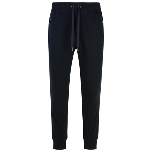 Dolce&Gabbana Jogger' Navy Cotton Pants Black Pantalon de jogging