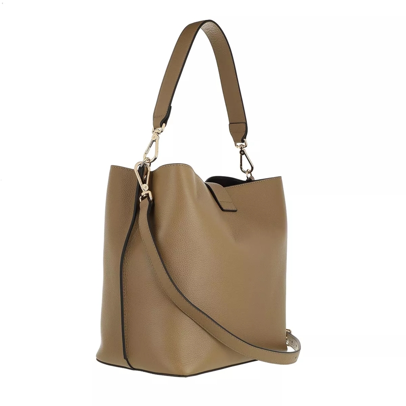 Coccinelle Bucket Bag Alba Handbag Bottalatino Leather Taupe(Image 4)