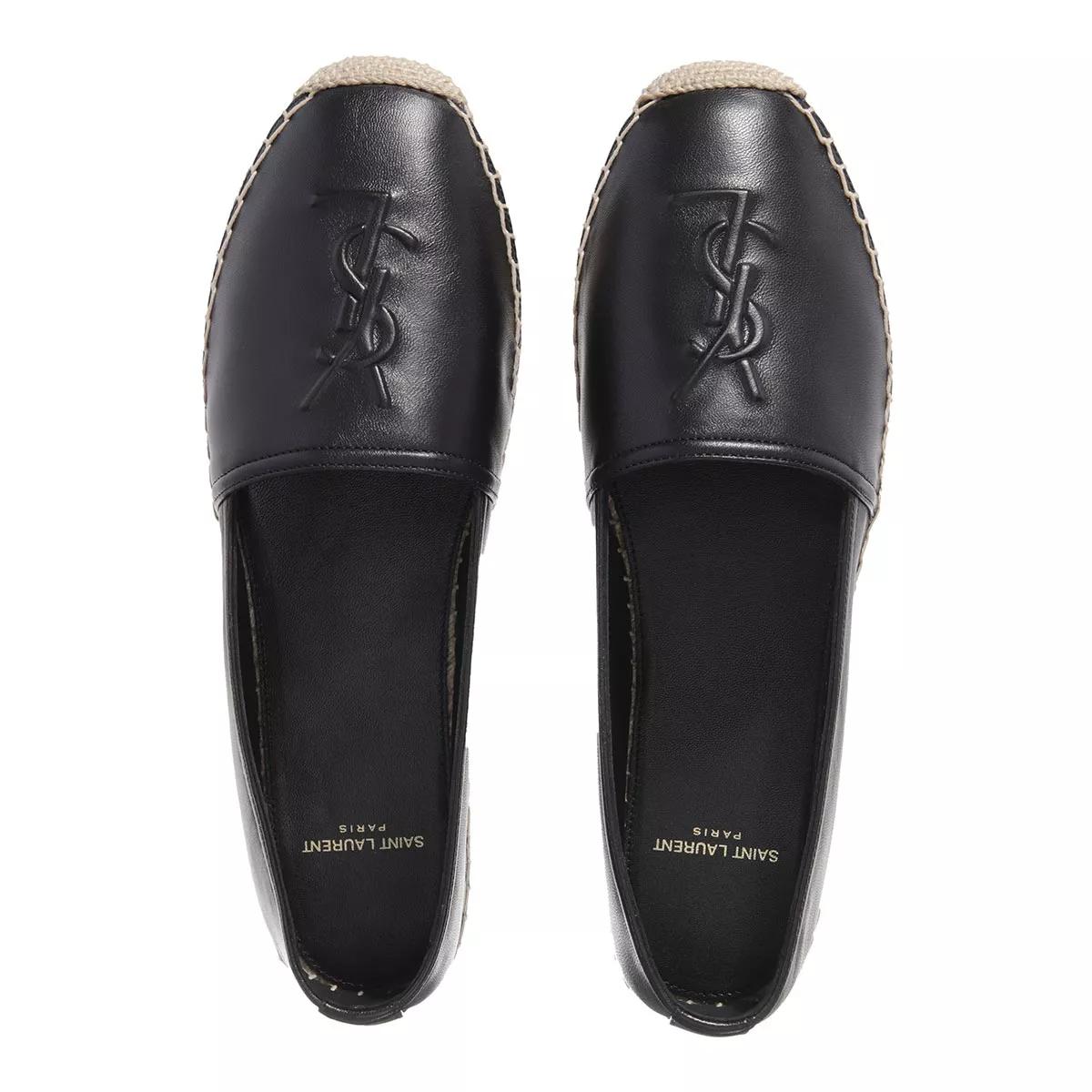 Espadrilles SAINT LAURENT NEW Black Leather ref.117348 - Joli Closet