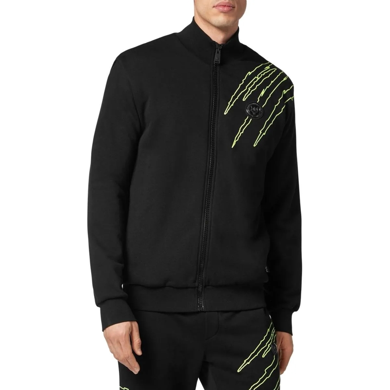 Plein Sport Daunenjacke Sweatjacke Scratch schwarz(Image 3)