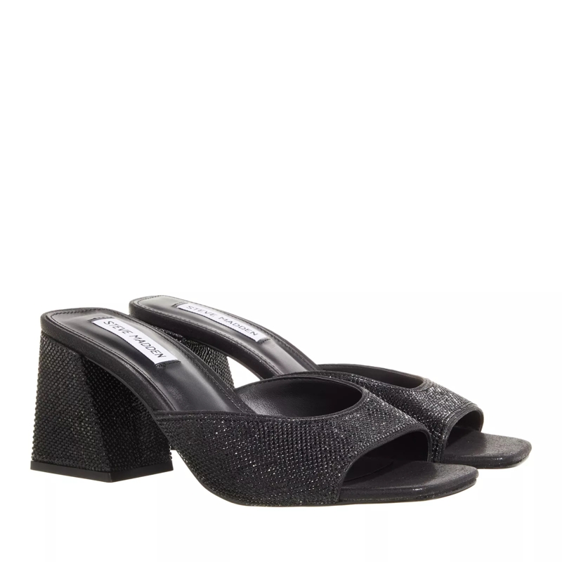 Steve Madden Mules Glowing-R Sandal Black Crystal